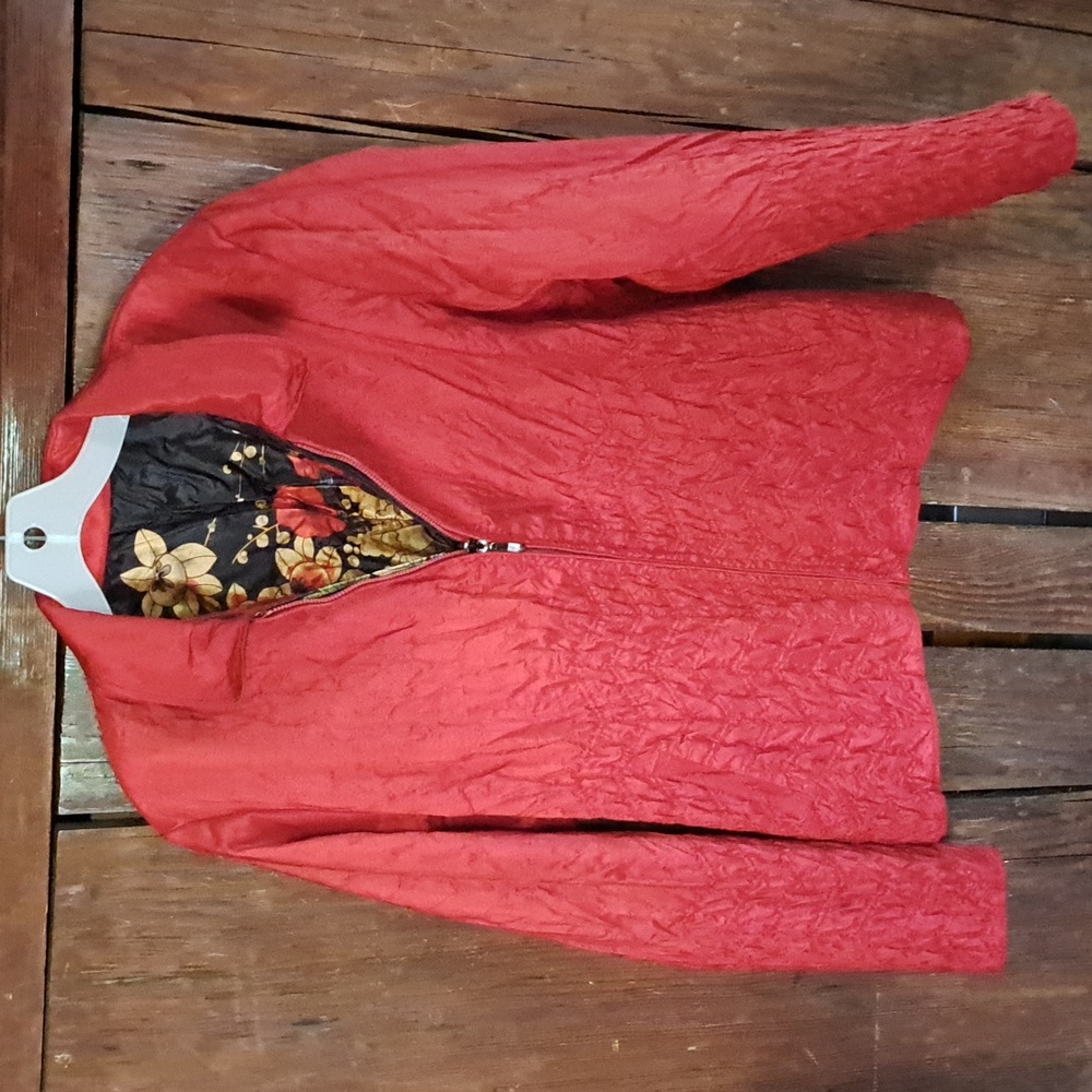 Ubu Reversible Red/Pattern Jacket - image 2